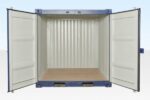 8Ft Shipping Container One Trip (Blue) - Image 2