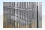 3M X 2.1M Flat Pack Storage Container – Galvanised - Image 2