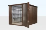 Wood-Effect Flat Packed Storage Container 2M X 2.1M - Image 2