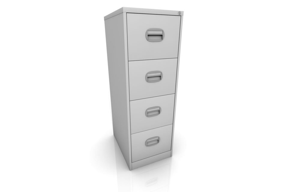 4-drawer-metal-filing-cabinet-for-site-office-960x640-1.jpg Site Office 4 Drawer Metal Filing Cabinet - Image 1