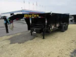 Big Tex 7 x 16 Gooseneck Dump Trailer Solid High Sides
