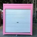 10 ft Pink Container with Roll‑Up Door - Image 2