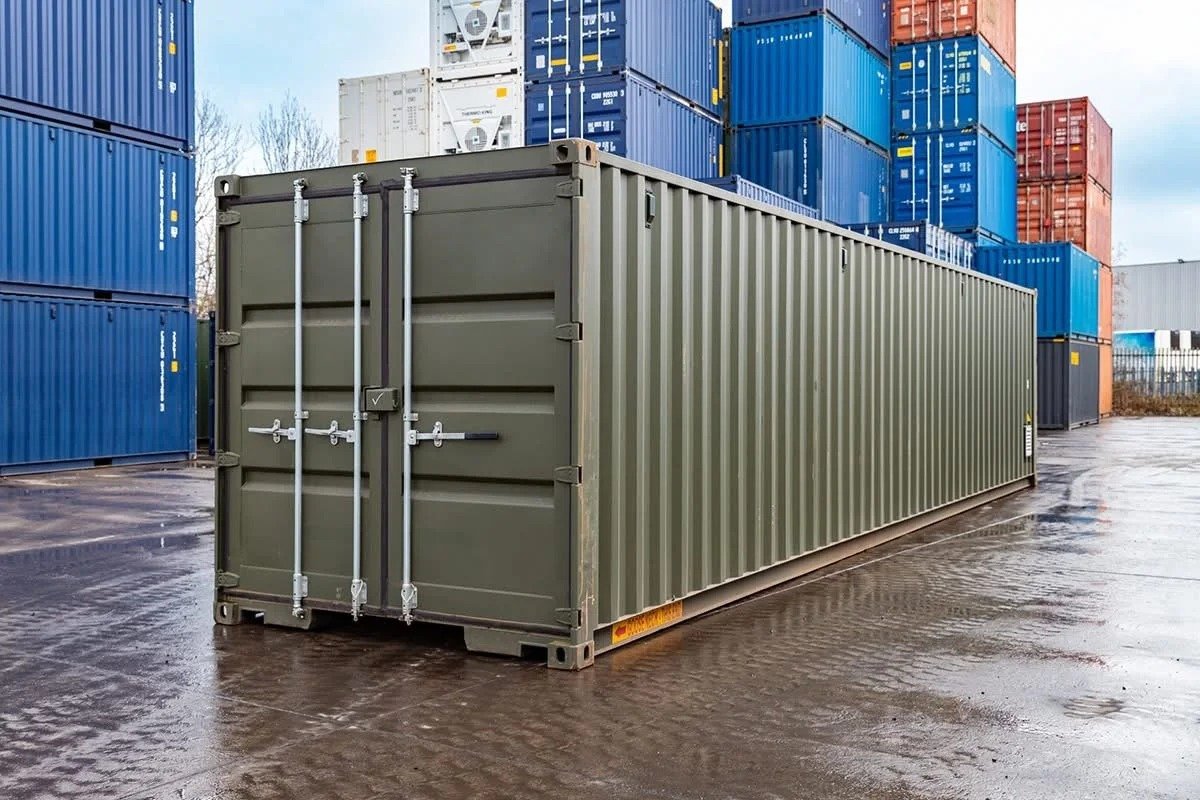 Tunnel-Container-Double-End-Door-exterior.jpeg 40Ft X 8Ft One Trip Tunnel Container Double End Door - Image 1