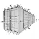 40ft Shipping Container With 4 Side Doors - Image 17